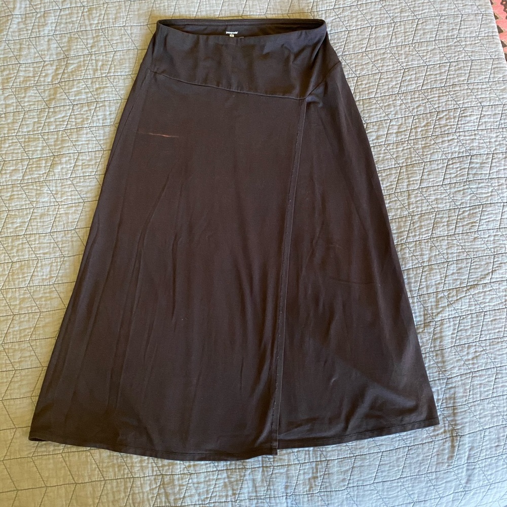 Black Patagonia wrap skirt